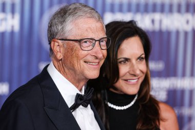 Bill Gates ve kız arkadaşı Paula Hurd, 13 Nisan 2024 'te Los Angeles, Kaliforniya, ABD' deki Akademi Sinema Müzesi 'nde düzenlenen 10.. 