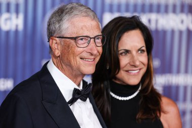 Bill Gates ve kız arkadaşı Paula Hurd, 13 Nisan 2024 'te Los Angeles, Kaliforniya, ABD' deki Akademi Sinema Müzesi 'nde düzenlenen 10.. 