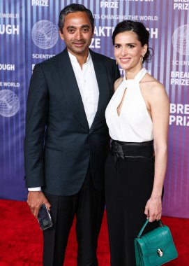 Chamath Palihapitiya ve Nathalie Dompe, 13 Nisan 2024 'te ABD' nin Kaliforniya eyaletinin Los Angeles kentinde bulunan Akademi Sinema Müzesi 'nde düzenlenen 10..