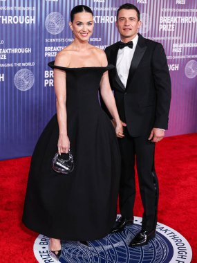 Katy Perry ve kocası Orlando Bloom, 13 Nisan 2024 'te Los Angeles, Kaliforniya, ABD' deki Akademi Sinema Müzesi 'nde düzenlenen 10..