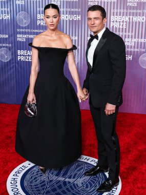 Katy Perry ve kocası Orlando Bloom, 13 Nisan 2024 'te Los Angeles, Kaliforniya, ABD' deki Akademi Sinema Müzesi 'nde düzenlenen 10..