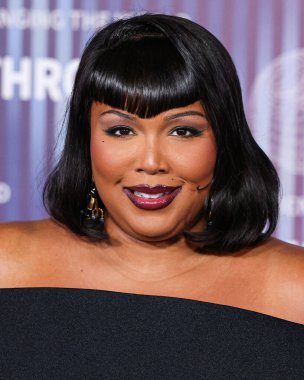 Lizzo 'nun özel giydiği Quine Li, 13 Nisan 2024' te Los Angeles, Kaliforniya, ABD 'deki Akademi Sinema Müzesi' nde düzenlenen 10.. 