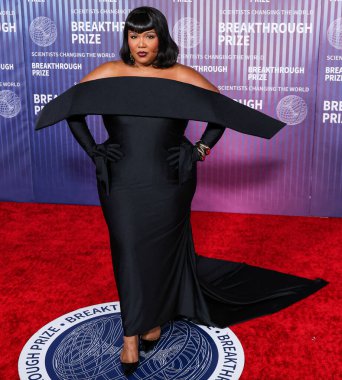 Lizzo 'nun özel giydiği Quine Li, 13 Nisan 2024' te Los Angeles, Kaliforniya, ABD 'deki Akademi Sinema Müzesi' nde düzenlenen 10.. 