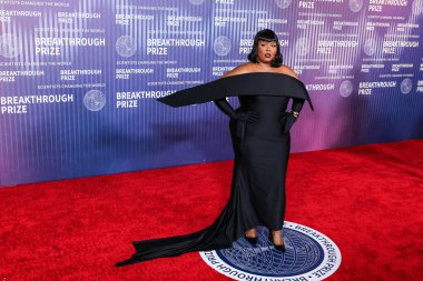 Lizzo 'nun özel giydiği Quine Li, 13 Nisan 2024' te Los Angeles, Kaliforniya, ABD 'deki Akademi Sinema Müzesi' nde düzenlenen 10.. 