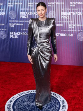 Maria Sharapova, 13 Nisan 2024 'te ABD' nin Kaliforniya eyaletinin Los Angeles kentinde bulunan Akademi Sinema Müzesi 'nde düzenlenen 10.. 