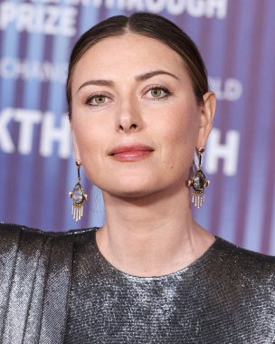Maria Sharapova, 13 Nisan 2024 'te ABD' nin Kaliforniya eyaletinin Los Angeles kentinde bulunan Akademi Sinema Müzesi 'nde düzenlenen 10.. 