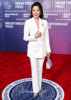 Tom Ford 'u giyen ve Balenciaga' yı taşıyan Michelle Yeoh, 13 Nisan 2024 'te Los Angeles, Kaliforniya, ABD' deki Akademi Sinema Müzesi 'nde düzenlenen 10..