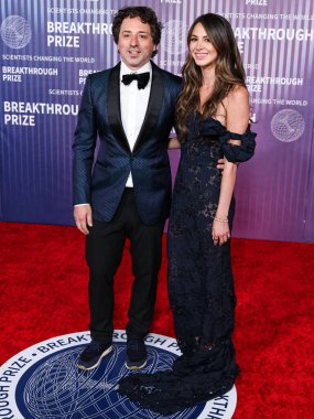 Sergey Brin ve Gerelyn Gilbert-Soto, 13 Nisan 2024 'te ABD' nin Kaliforniya eyaletinin Los Angeles kentinde bulunan Akademi Sinema Müzesi 'nde düzenlenen 10..