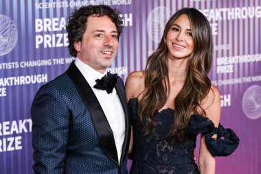 Sergey Brin ve Gerelyn Gilbert-Soto, 13 Nisan 2024 'te ABD' nin Kaliforniya eyaletinin Los Angeles kentinde bulunan Akademi Sinema Müzesi 'nde düzenlenen 10..