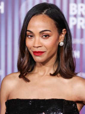 Zoe Saldana, 13 Nisan 2024 'te ABD' nin Kaliforniya eyaletinin Los Angeles kentinde bulunan Akademi Sinema Müzesi 'nde düzenlenen 10..