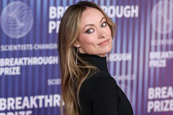 Olivia Wilde Arrives 10Th Annual Breakthrough Prize Ceremony Held Academy Royalty Free Stock Photos