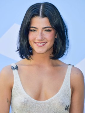 Charli D 'Amelio, 2024 Coachella Valley Müzik ve Sanat Festivali sırasında düzenlenen 7. REVOLVE Festivali' ne 13 Nisan 2024 'te Palm Springs, Riverside County, Kaliforniya' da düzenlenen 1.