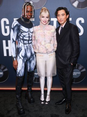 Austin Crute, Lucy Boynton ve Justin H. Min, 15 Nisan 2024 'te Hollywood, Los Angeles, Kaliforniya, ABD' de düzenlenen 
