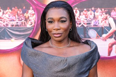 Venus Williams, 16 Nisan 2024 'te Westwood Village Theater, Los Angeles, Kaliforniya, ABD' de düzenlenen Amazon MGM Stüdyoları 'nın Los Angeles prömiyerine geldi.. 