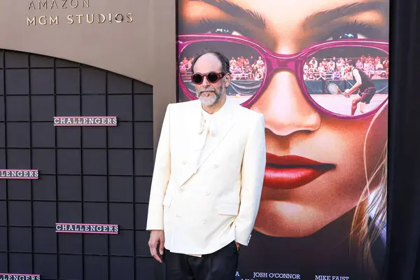 stock image Luca Guadagnino arrives at the Los Angeles Premiere Of Amazon MGM Studios' 'Challengers' held at Westwood Village Theater on April 16, 2024 in Westwood, Los Angeles, California, United States. 