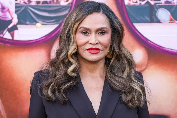 stock image Tina Knowles arrives at the Los Angeles Premiere Of Amazon MGM Studios' 'Challengers' held at Westwood Village Theater on April 16, 2024 in Westwood, Los Angeles, California, United States. 