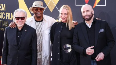 Harvey Keitel, Samuel L. Jackson, Uma Thurman ve John Travolta 15. Geleneksel TCM Klasik Film Festivali 2024 Açılış Gecesi ve 18 Nisan 2024 tarihinde TCL Çin Tiyatrosu 'nda düzenlenen Miramax' ın 30. 