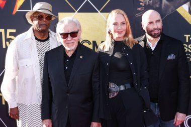 Samuel L. Jackson, Harvey Keitel, Uma Thurman ve John Travolta, 18 Nisan 2024 tarihinde Los Angeles 'ta düzenlenen 15. Geleneksel TCM Klasik Film Festivali 2024 Açılış Gecesi ve 30.