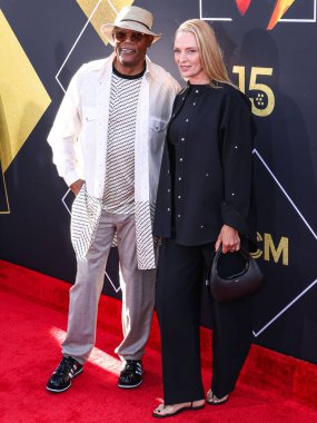 Samuel L. Jackson ve Uma Thurman 15. Geleneksel TCM Klasik Film Festivali 2024 Açılış Gecesi ve 30. Yıldönümü Miramax 'ın' Pulp Fiction 'ı 18 Nisan 2024' te Hollywood, Los Angeles 'taki TCL Çin Tiyatrosu' na geldiler.