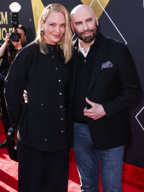 Uma Thurman ve John Travolta 15. Geleneksel TCM Klasik Film Festivali 2024 Açılış Gecesi ve Miramax 'ın' Pulp Fiction 'unun 30. yıldönümü sunumuna 18 Nisan 2024' te Hollywood, Los Angeles, Kaliforniya 'da bulunan TCL Çin Tiyatrosu' na geldiler.