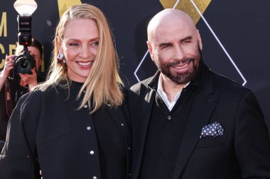 Uma Thurman ve John Travolta 15. Geleneksel TCM Klasik Film Festivali 2024 Açılış Gecesi ve Miramax 'ın' Pulp Fiction 'unun 30. yıldönümü sunumuna 18 Nisan 2024' te Hollywood, Los Angeles, Kaliforniya 'da bulunan TCL Çin Tiyatrosu' na geldiler.