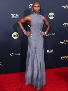 Cynthia Erivo, 27 Nisan 2024 'te Hollywood, Los Angeles, Kaliforniya, ABD' de düzenlenen Dolby Tiyatrosu 'nda düzenlenen Ömür Boyu Başarı Ödülü' ne ulaştı.. 