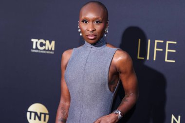 Cynthia Erivo, 27 Nisan 2024 'te Hollywood, Los Angeles, Kaliforniya, ABD' de düzenlenen Dolby Tiyatrosu 'nda düzenlenen Ömür Boyu Başarı Ödülü' ne ulaştı.. 