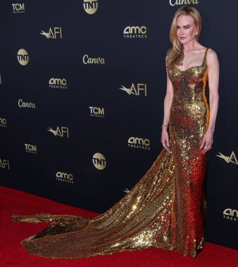 Balenciaga giyen Nicole Kidman, 27 Nisan 2024 'te Hollywood, Los Angeles, Kaliforniya, ABD' de düzenlenen Dolby Tiyatrosu 'nda düzenlenen Nicole Kidman' ın Ömür Boyu Başarı Ödülü 'ne ulaştı.