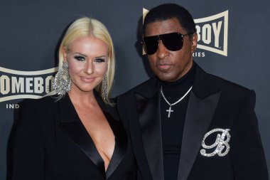 Rika Tischendorf ve Babyface, Los Angeles JW Marriott 'ta düzenlenen 2024 Lo Maximo Ödülleri ve bağış galasına 27 Nisan 2024 tarihinde Los Angeles, Kaliforniya, ABD' de geldiler..