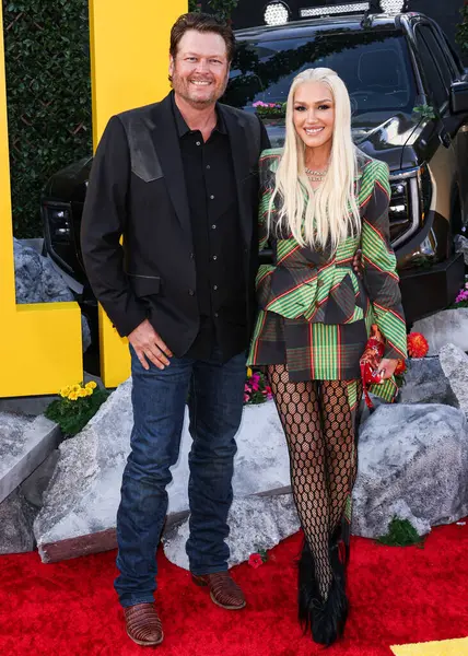 stock image Blake Shelton and wife Gwen Stefani arrive at the Los Angeles Premiere Of Universal Pictures' 'The Fall Guy' held at the Dolby Theatre on April 30, 2024 in Hollywood, Los Angeles, California, United States. 