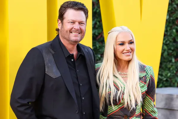 stock image Blake Shelton and wife Gwen Stefani arrive at the Los Angeles Premiere Of Universal Pictures' 'The Fall Guy' held at the Dolby Theatre on April 30, 2024 in Hollywood, Los Angeles, California, United States. 