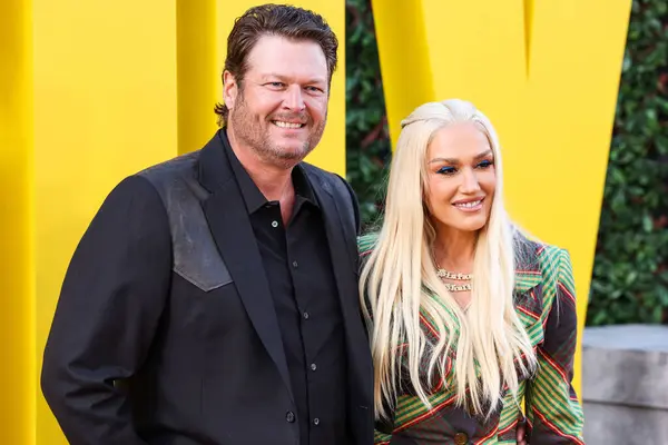 stock image Blake Shelton and wife Gwen Stefani arrive at the Los Angeles Premiere Of Universal Pictures' 'The Fall Guy' held at the Dolby Theatre on April 30, 2024 in Hollywood, Los Angeles, California, United States. 