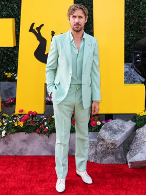 Gucci takım elbiseli Ryan Gosling, Los Angeles Universal Pictures 'ın' The Fall Guy 'filminin Los Angeles galasına 30 Nisan 2024' te Hollywood, Los Angeles, Kaliforniya, ABD 'deki Dolby Tiyatrosu' nda gerçekleştirildi.. 