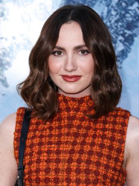 Maude Apatow arrives at the Montblanc Meisterstuck 100th Anniversary Gallery held at Paramour Estate on May 1, 2024 in Silver Lake, Los Angeles, California, United States.  clipart