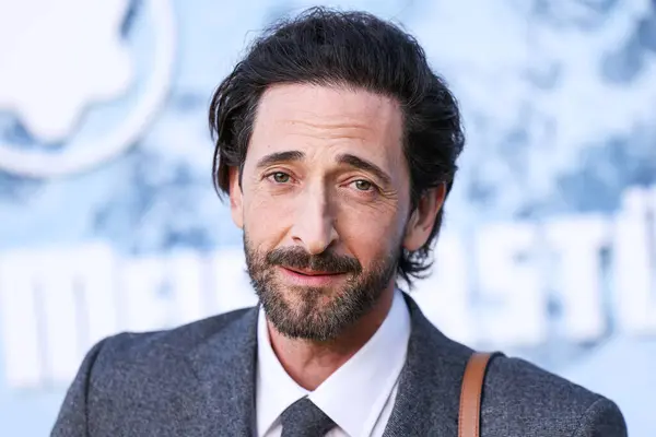 Adrien Brody Arrives Montblanc Meisterstuck 100Th Anniversary Gallery Held Paramour Stock Picture