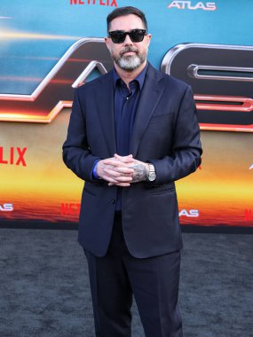 Brad Peyton, 20 Mayıs 2024 'te Hollywood' da Hollywood, Los Angeles, Kaliforniya 'da düzenlenen Netflix' in 'Atlas' ının Los Angeles galasına geldi.. 