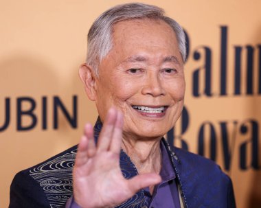 George Takei, 7 Haziran 2024 'te Fairmont Century Plaza Oteli' nde düzenlenen LGBTQ + Sinema ve Televizyon Eleştirmenleri Kutlaması 'na katılmıştır.. 