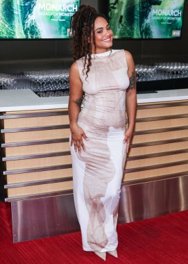 Kiersey Clemons, Apple TV + Monarch: Monsters 'Emmy FYC Etkinliği' ne 8 Haziran 2024 'te Şaban Medya Akademisi' ndeki Wolf Theatre 'da gerçekleştirildi.
