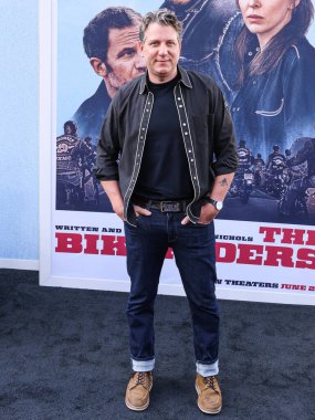 Jeff Nichols arrives at the Los Angeles Premiere Of Focus Features' 'The Bikeriders' held at the TCL Chinese Theatre IMAX on June 17, 2024 in Hollywood, Los Angeles, California, United States. clipart
