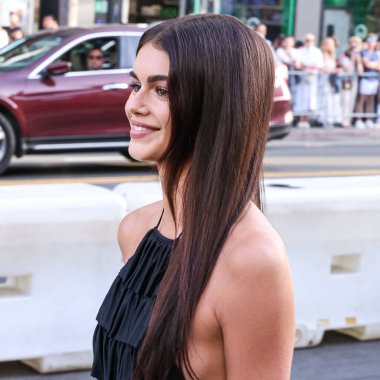 Kaia Gerber, 17 Haziran 2024 'te Hollywood, Los Angeles, Kaliforniya, ABD' deki TCL Çin Tiyatrosu IMAX 'te düzenlenen Focus Özellikleri' nin Los Angeles prömiyerine geldi..