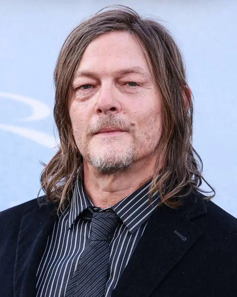 stock image Norman Reedus arrives at the Los Angeles Premiere Of Focus Features' 'The Bikeriders' held at the TCL Chinese Theatre IMAX on June 17, 2024 in Hollywood, Los Angeles, California, United States.