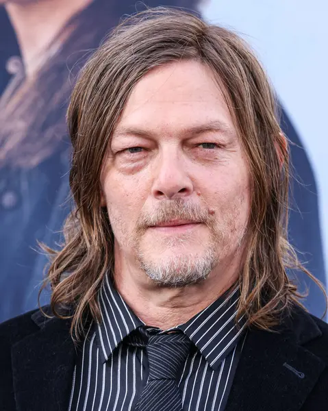 stock image Norman Reedus arrives at the Los Angeles Premiere Of Focus Features' 'The Bikeriders' held at the TCL Chinese Theatre IMAX on June 17, 2024 in Hollywood, Los Angeles, California, United States.