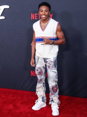 Dallas Dupree Young, Netflix 'in' Cobra Kai 'Sezon 6 Bölüm 1' in Los Angeles Özel Gösterimi 'ne 17 Temmuz 2024' te Amerika Birleşik Devletleri 'nin Los Angeles, Kaliforniya' daki Griffith Park 'taki Autry Müzesi' ne geldi..