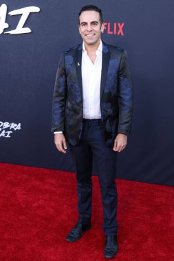 Dan Ahdoot, Netflix 'in' Kobra Kai 'Sezon 6 Bölüm 1' in Los Angeles Özel Gösterimi 'ne 17 Temmuz 2024' te, Los Angeles, Kaliforniya, ABD 'de bulunan Griffith Park' taki Amerikan Batısındaki Autry Müzesi 'ne geldi..