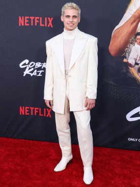 Tanner Buchanan, Netflix 'in' Kobra Kai 'Sezon 6 Bölüm 1' in Los Angeles Özel Gösterimi 'ne 17 Temmuz 2024' te, Los Angeles, Kaliforniya, ABD 'de bulunan Griffith Park' taki Amerikan Batısındaki Autry Müzesi 'ne geldi..