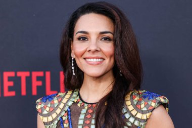 Vanessa Rubio, Netflix 'in' Kobra Kai 'Sezon 6 Bölüm 1' in Los Angeles Özel Gösterimi 'ne 17 Temmuz 2024' te ABD 'nin Los Angeles, Kaliforniya' da bulunan Griffith Park 'taki Amerikan Batısındaki Autry Müzesi' ne geldi..