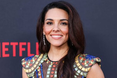 Vanessa Rubio, Netflix 'in' Kobra Kai 'Sezon 6 Bölüm 1' in Los Angeles Özel Gösterimi 'ne 17 Temmuz 2024' te ABD 'nin Los Angeles, Kaliforniya' da bulunan Griffith Park 'taki Amerikan Batısındaki Autry Müzesi' ne geldi..