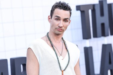 Robert Sheehan arrives at the Los Angeles Premiere Of Netflix's 'The Umbrella Academy' Season 4 - The Final Season held at The Egyptian Theatre Hollywood on August 5, 2024 in Hollywood, Los Angeles, California, United States. clipart