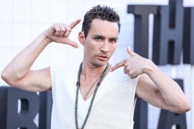 Robert Sheehan arrives at the Los Angeles Premiere Of Netflix's 'The Umbrella Academy' Season 4 - The Final Season held at The Egyptian Theatre Hollywood on August 5, 2024 in Hollywood, Los Angeles, California, United States. clipart