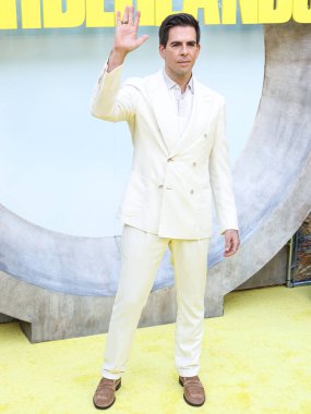 Eli Roth, 6 Ağustos 2024 'te Hollywood, Los Angeles, Kaliforniya, ABD' deki TCL Çin Tiyatrosu IMAX 'ta düzenlenen Lionsgate Film' Borderlands 'in Özel Los Angeles Fan Etkinliği' ne ulaştı.. 